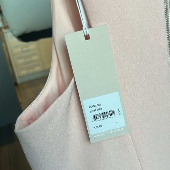 Keepsake the Label Rose Pink Sleeveless Asymmetrical Jupiter Short Dress Size L - Picture 8 of 17